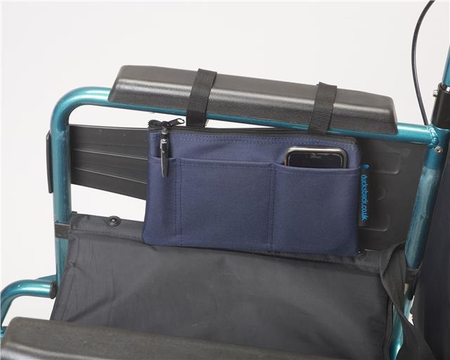 Mobility Scooter / Wheelchair armrest bag, New from Ducksback Blue eBay