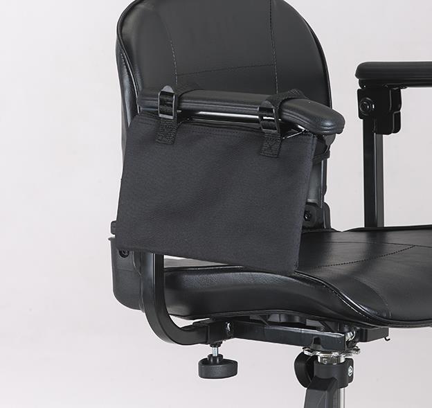 Mobility Scooter / Wheelchair armrest bag, New from Ducksback (Black