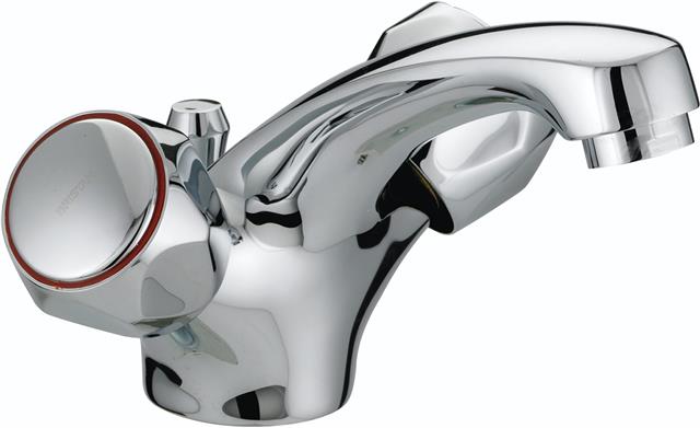 Bristan Club Monobloc Basin Sink Mixer Tap with Pop-Up Waste Chrome VAC ...