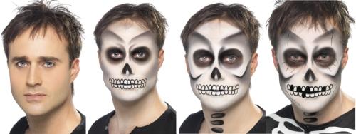 HALLOWEEN FACE PAINT PAINTING KIT FANCY DRESS MAKE UP WITCH VAMPIRE