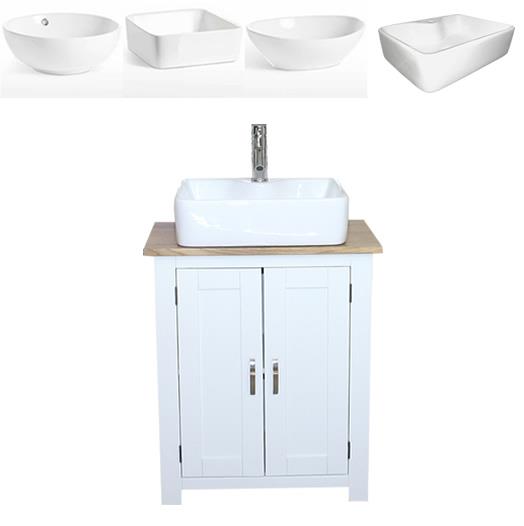 Bathroom Cloakroom Sink Oak Bathroom Sink Unit White eBay