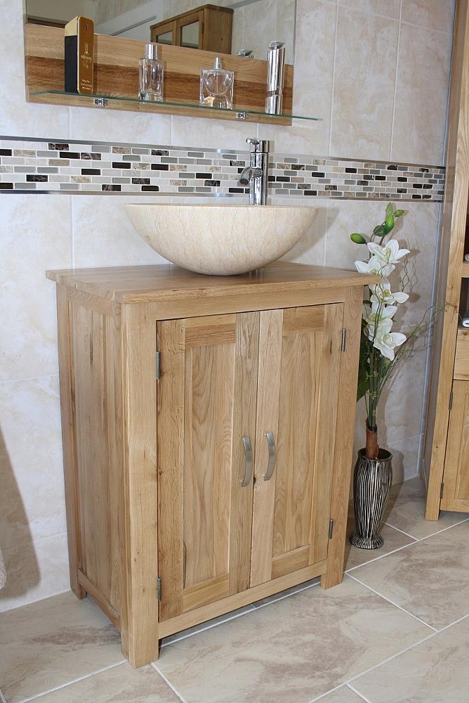 Small Bathroom Solid Oak Bathroom Furniture Narrow Bathroom