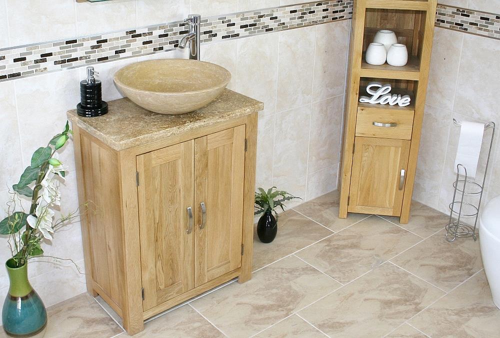 Solid Oak Bathroom Vanity