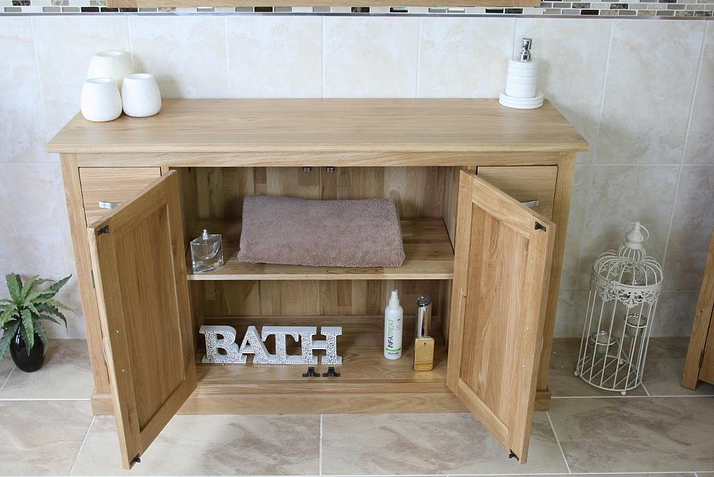 Solid Oak Bathroom Furniture Oak Bathroom Storage Solid Oak