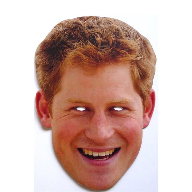 Prince Harry & Meghan Royal Family Face Masks Wedding  Fancy Dress Costume Party 