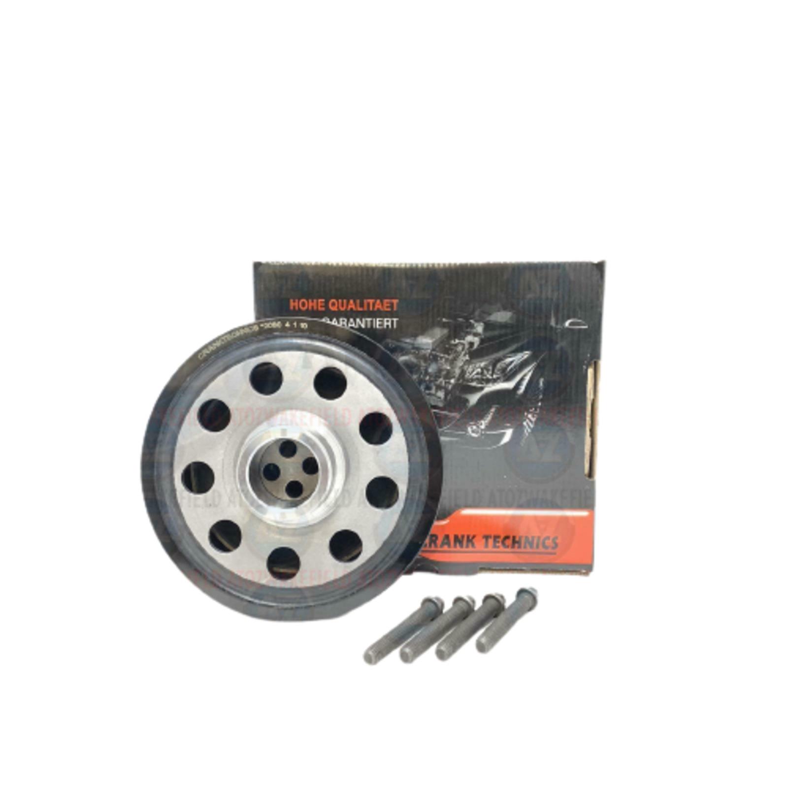 BMW X3 E83 2.0d Crankshaft Pulley / Torsion Vibration Damper – Crank Technics, TVD1122, Made In Germany