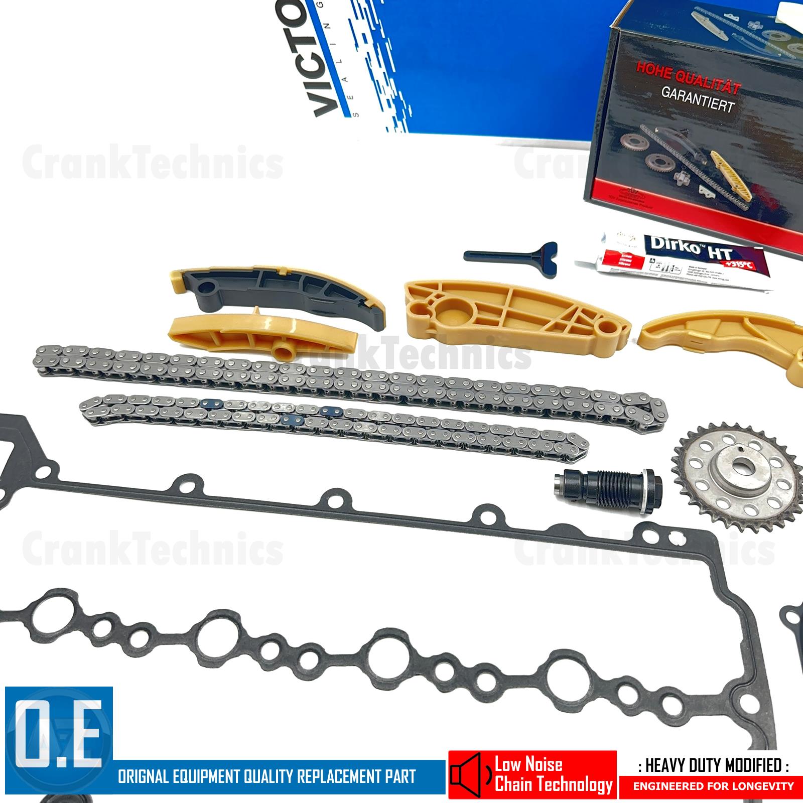 Für Jaguar Xe XF 2.0 D Dieselmotor 204DT 204DTD AJ20D4 FAI Steuerkettensatz