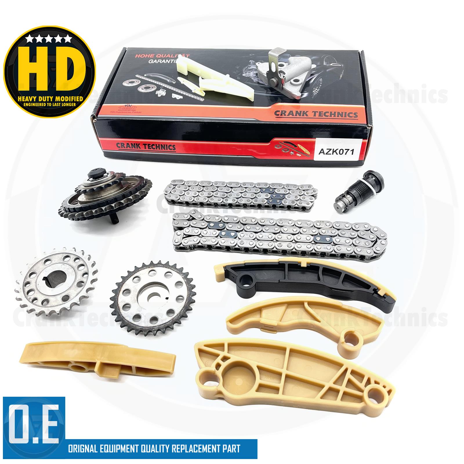 TIMING CHAIN KIT FOR JAGUAR 2.0 D - 204DTA, 204DTD, 240DTF, 204DTY