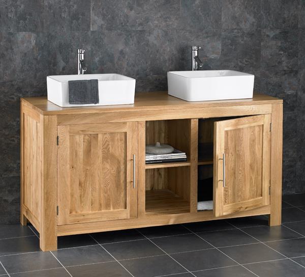 Details About Freestanding Vanity Unit Wide 130cm Oak Double Basin Bathroom Cabinet Two Sinks - Two Sink Vanity Unit Details About Freestanding Vanity Unit Wide 130cm Oak Double Basin Bathroom Cabinet Two Sinks - Two Sink Vanity Unit