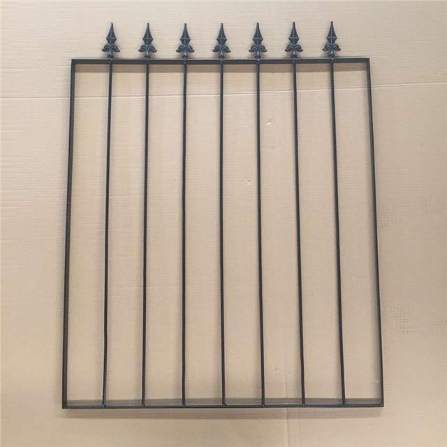 Puerta De Jardín Metálico Negro De Hierro Forjado pequeñas puertas