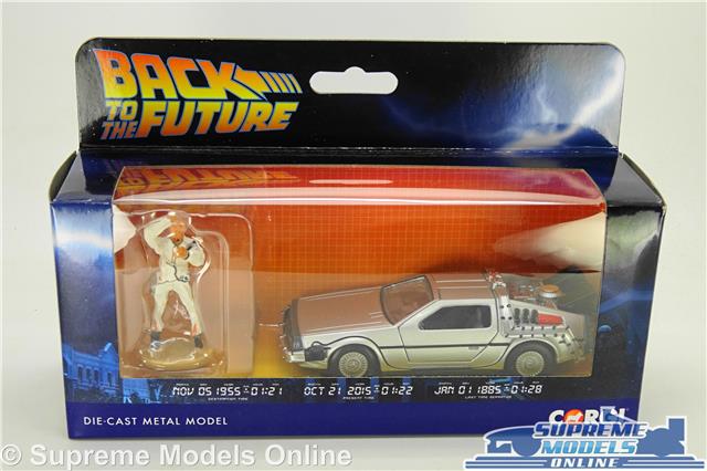 CORGI BACK TO THE FUTURE DELOREAN TIME MACHINE MODEL CAR 1:36