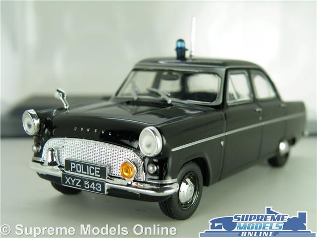 FORD CONSUL MKII MODEL POLICE CAR BLACK MK2 1:43 SCALE CLASSIC IXO