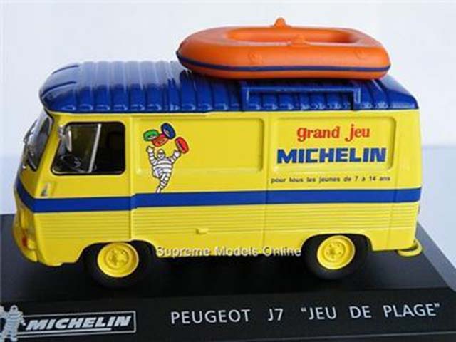 PEUGEOT J7 VAN MICHELIN TYRES PROMOTIONAL MODEL 1//43RD SCALE MINT PACKED /<**/>