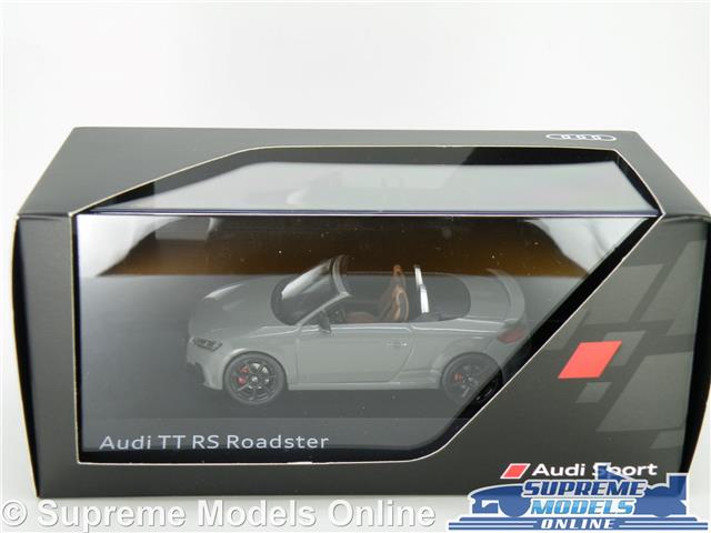 AUDI TT RS ROADSTER MODEL CAR NARDO GREY CONVERTIBLE 1:43 SCALE