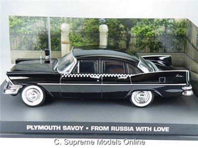 Plymouth Savoy Police 1963 White Black EDICOLA 1:43 ED126907