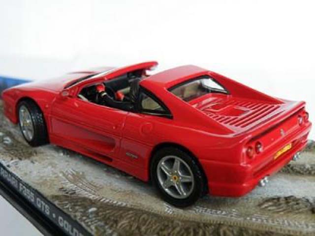 JAMES BOND FERRARI F355 GTS 1/43RD CAR GOLDENEYE MODEL