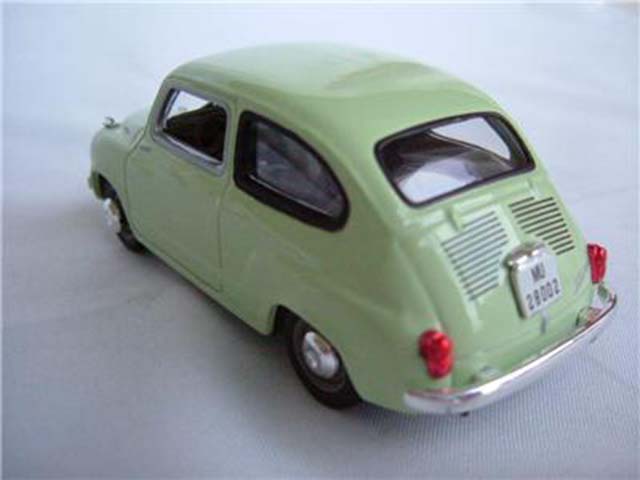 Asiento Fiat 600 coche 1958 Luz Verde 1//43RD Escala Modelo Clásico lleno de Menta ** /< />
