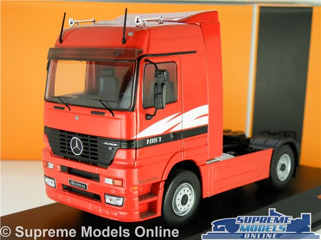 MERCEDES BENZ ACTROS MODEL LORRY TRUCK CAB UNIT 1:43 SCALE IXO RED
