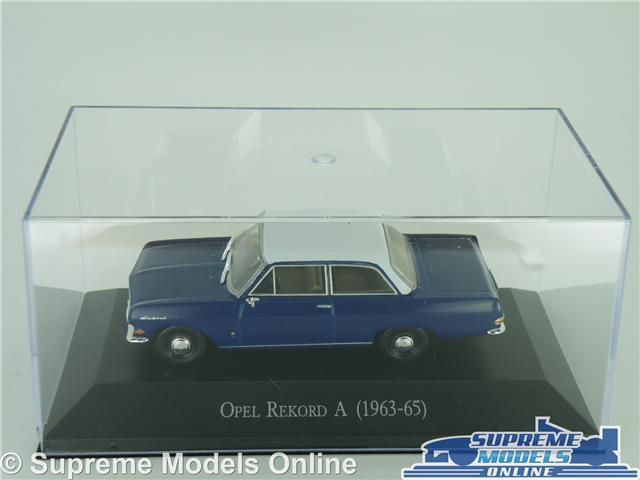 OPEL REKORD A CAR MODEL 1963-1965 1:43 SIZE BLUE IXO HACHETTE