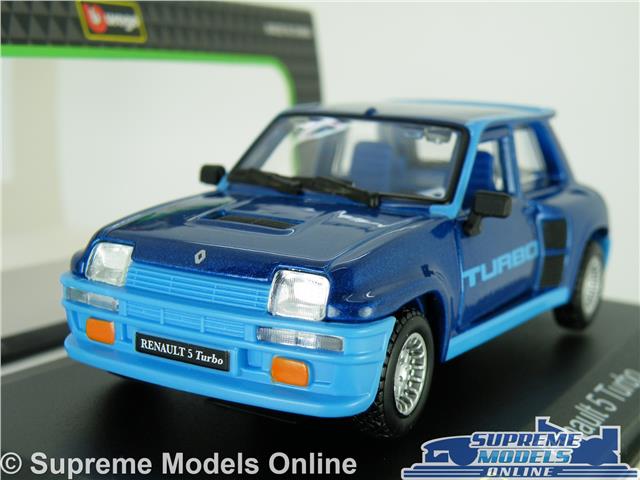 Renault 5 Turbo Car Model 1 32 Size Blue 70 S 80 S Hot Hatchback Burago T3 Ebay