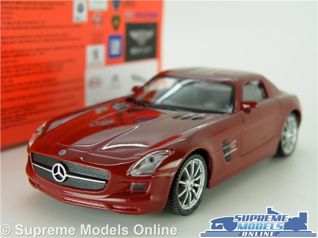 Details About Mercedes Sls Amg Model Car 1 43 Scale Maroon Welly Nex 2 Door Coupe Benz K8