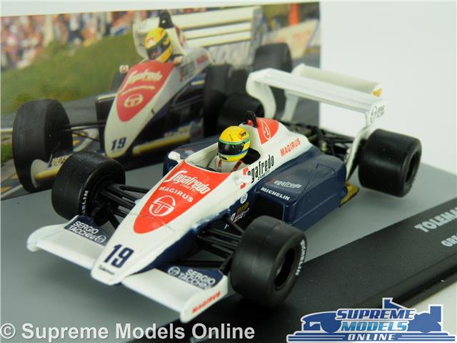 Toleman Tg184 Car Model 1 43 Size Racing Formula One 1 Ixo Ayrton Senna 1984 T3 Ebay