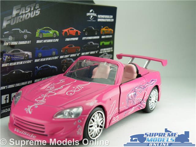 Jada 1:24 Fast /& Furious Die-Cast Johnnys Honda S2000/ Car Model Collection