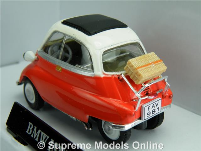 Burbuja BMW Isetta 250 Modelo de Coche 1:43 Rojo Cararama problema 251PND K8967Q =