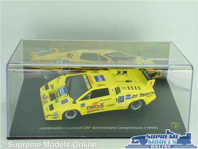 Lamborghini Countach qvx listo el modelo-Cast escala 1:43