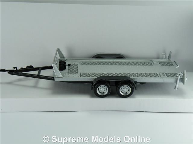 Miniature single axle tipping trailer cararama 1/43