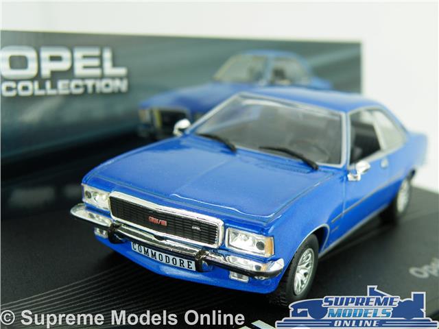 Opel Commodore B Gs E Model Car 1 43 Scale Blue Ixo Coupe Collection K8 Ebay