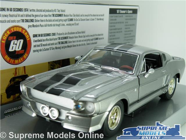Chase 1967 FORD MUSTANG CUSTOM ELEANOR GONE IN 60 SECONDS 1//24 GREENLIGHT 18220