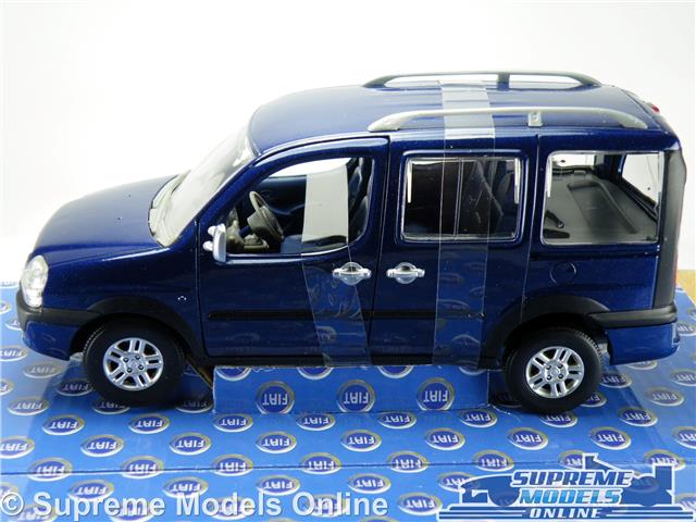Fiat Doblo Model Car Malibu 1 24 Scale Blue Norev Opening Parts K8 Ebay