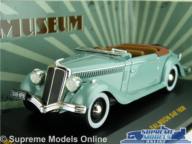 SALMSON S4E MODEL CAR 1938 1:43 SCALE IXO MUSEUM MUS038 GREEN K8