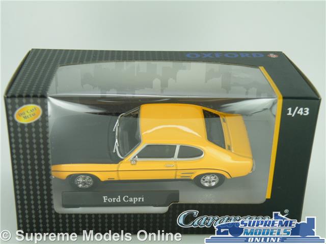 FORD CAPRI RS MK1 CAR MODEL YELLOW & BLACK 1:43 SIZE