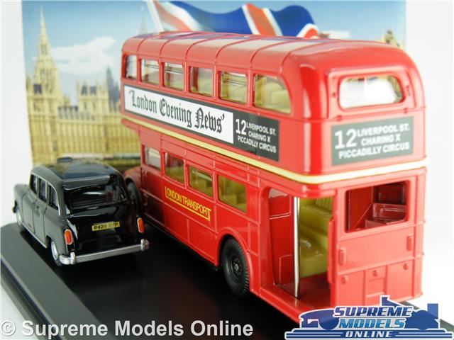 BNIB OO GAUGE OXFORD 1:76 LD004 LONDON BUS /& TAXI GIFT