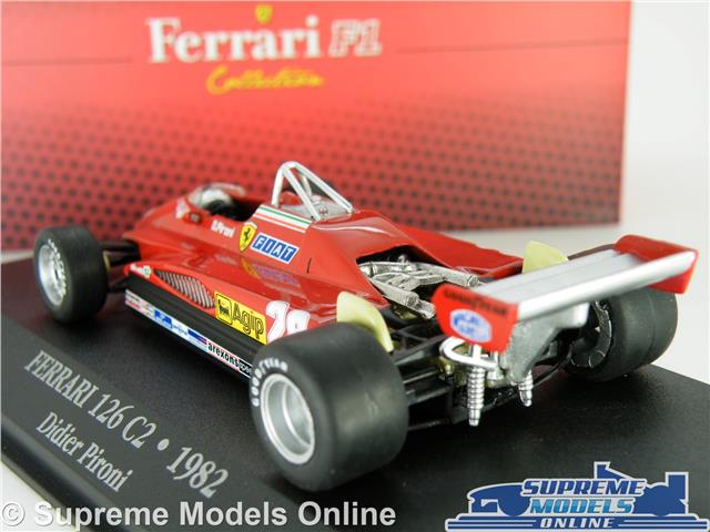 Ferrari 126 C2 Didier Pironi 1982 F1 coche 1:43 Atlas Diecast