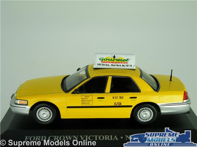Ford Crown Victoria Modelo De Coche Taxi Nueva York 1:43 Escala Ixo 1998 Yellow Cab K8