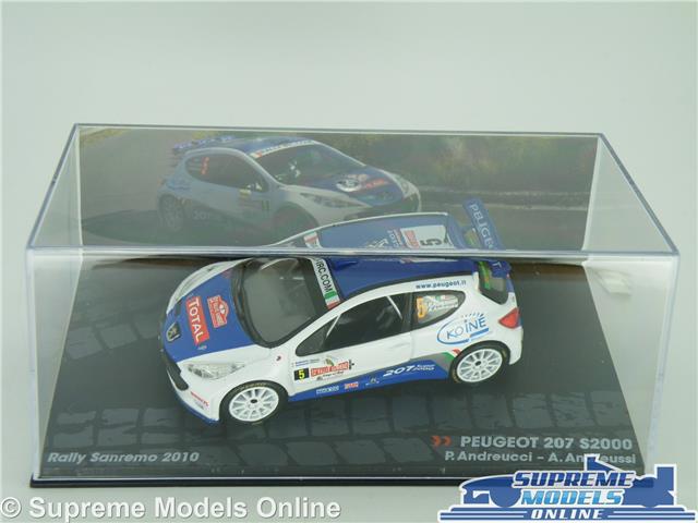 PEUGEOT 207 S2000 RALLYE SAN REMO 2010 ANDREUCCI 1//43 IXO ALTAYA