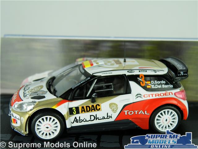 Sordo Winner Rallye Deutschland 2013-1:43 Del Barrio Citroen DS3 WRC
