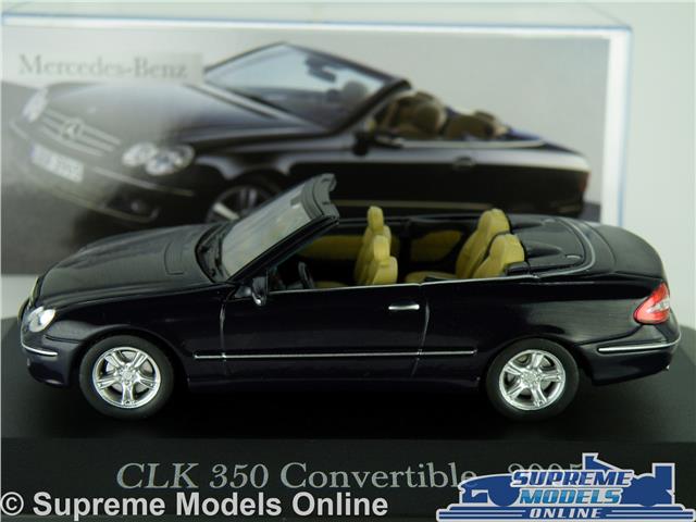 MERCEDES BENZ CLK 350 MODEL CAR 1:43 SCALE DARK BLUE 2005