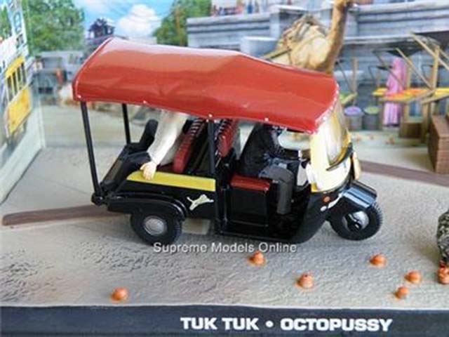 James Bond TUK TUK-OCTOPUSSY Taxi Modello 1//43 modello ROGER MOORE emissione di K8967Q =