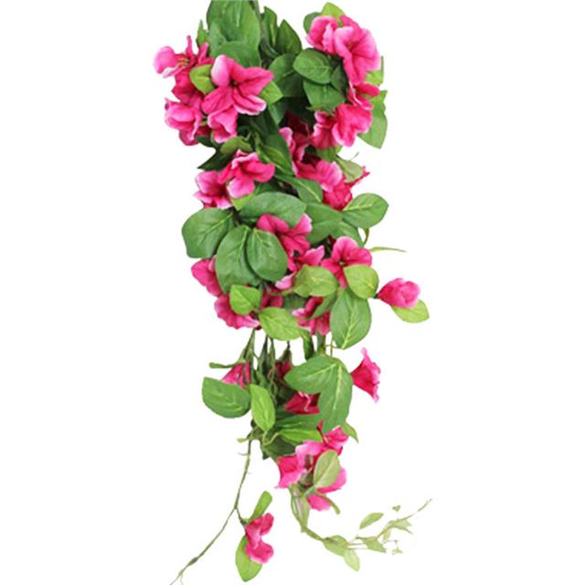 Artificial Morning Glory Trailing Spray - Choose Colour - Hanging ...