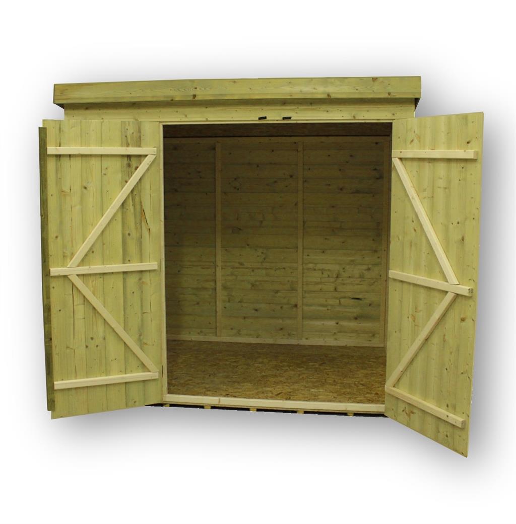 GARDEN SHED 8X3 8X4 8X5 8X6 8X7 8X8 PRESSURE TREATED 