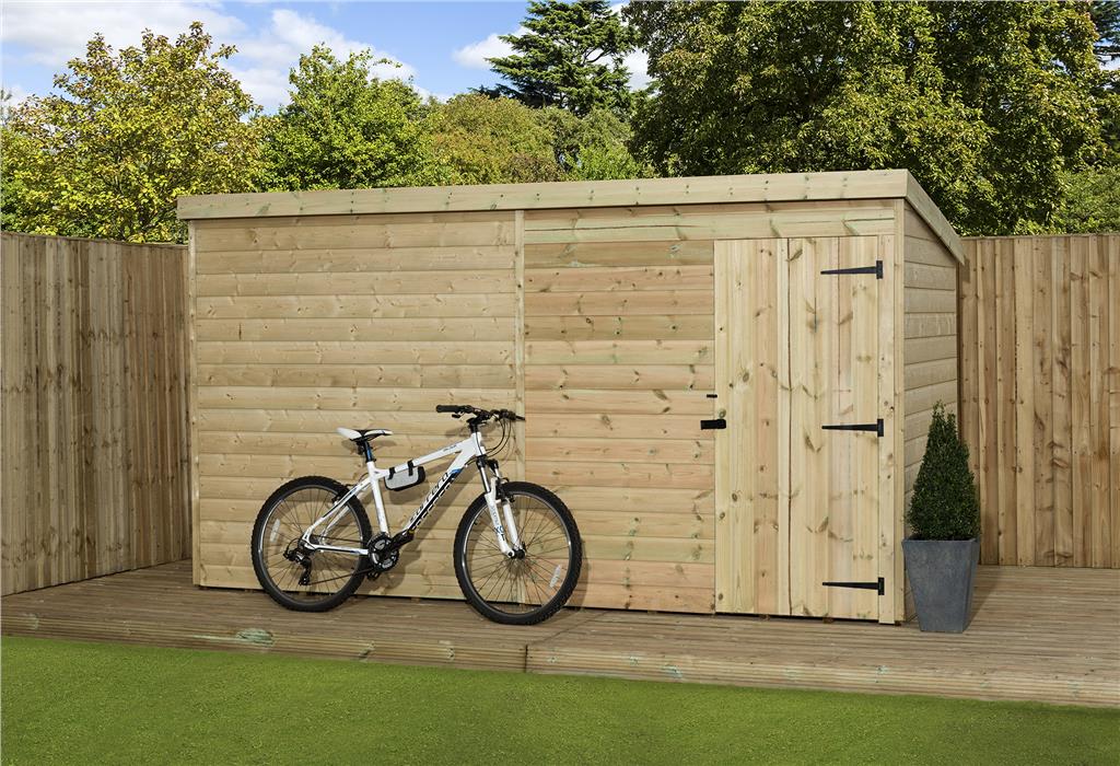 GARDEN SHED 9X3 SHIPLAP PENT SHED TONGUE AND GROOVE ...