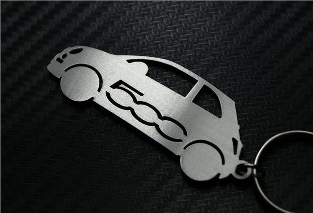 fiat 500 keychain