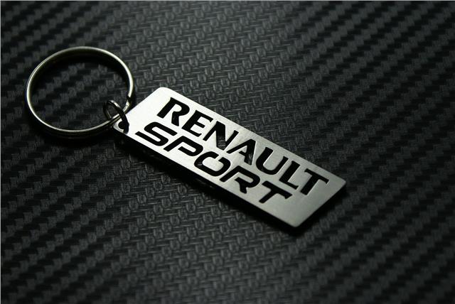 Keychain Schlüsselring Porte-clés Clio 182 Megane Renault SPORT Leather Keyring