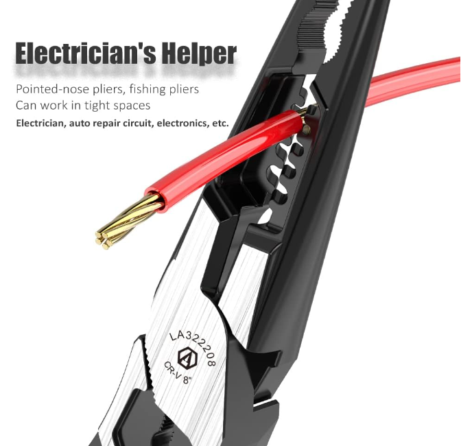 LAOA Japan 6 Inch Diagonal Cutter Pliers - Cr-V Steel, Plastic & Soft Wire Cutting, Jewelry & Electrical Tool