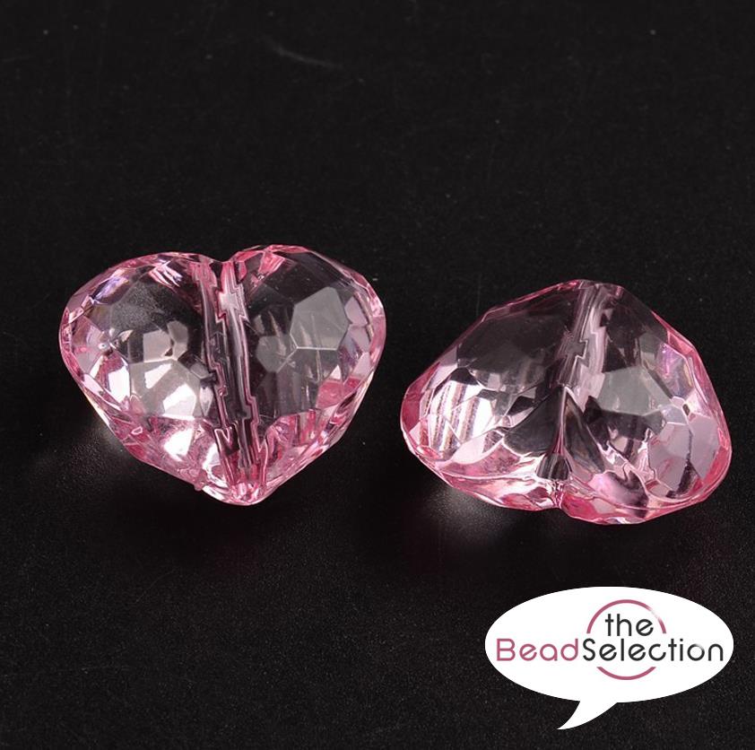 acrylic faceted beads