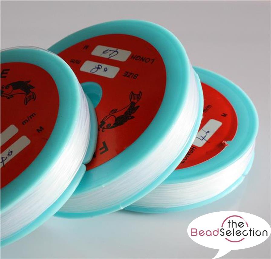Crystal Nylon Monofilament Beading Thread 0.2mm 0.8mm 100 mtrs 30